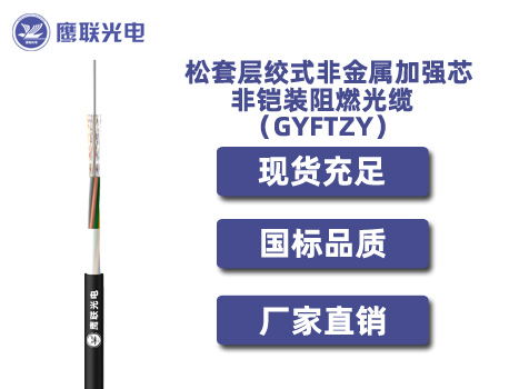 GYFTZY-2~6芯，松套层绞式非金属加强芯非铠装阻燃光缆，室外光缆价格